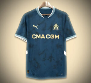 Maillot Olympique Marseille Extérieur 2024-2025 vue de face