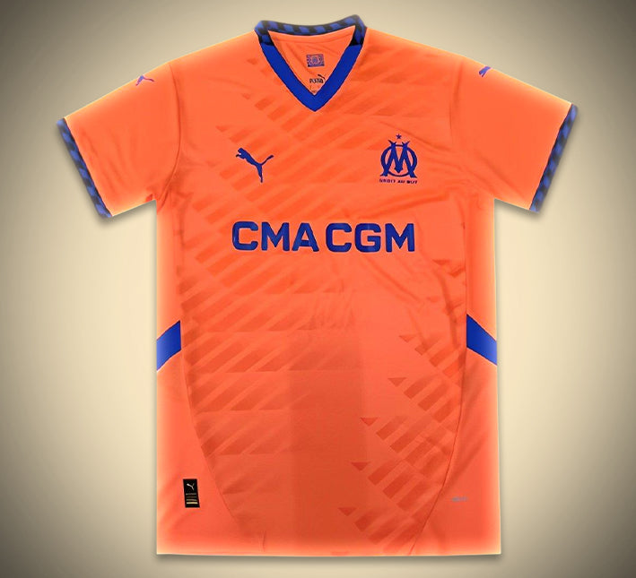 maillotmarseilleexterieurorange-1.jpg Maillot Olympique Marseille 3e 2024-2025 vue de face