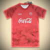 maillot dentraînement Napoli rouge saison 2425 tenue sportive de football