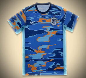 Maillot Pays-Bas Avant-Match 2024 vue de face