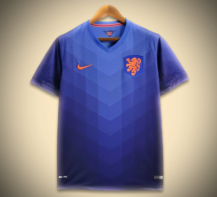 maillotpaysbasdomicileexterieur_fffa73f23b8d43fea72303bf94e9b37b.jpg Maillot Pays-Bas Extérieur 2014 vue de face