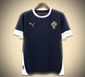 Maillot Portugal Entraînement Bleu Marine 2024-2025 vue de face