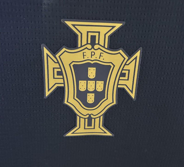 Maillot Portugal Entraînement Bleu Marine 2024-2025 vue de profil