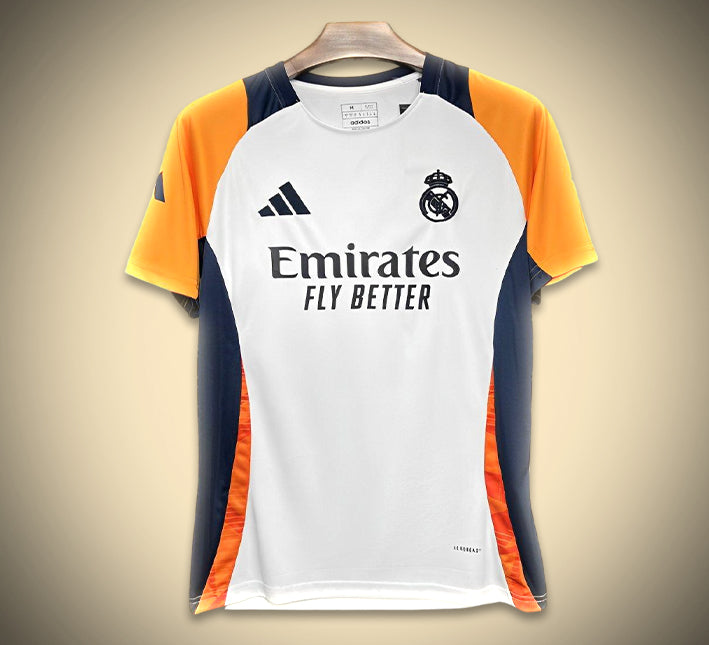 Maillot Réal Madrid Entraînement Avant-Match 2024-2025 vue de face