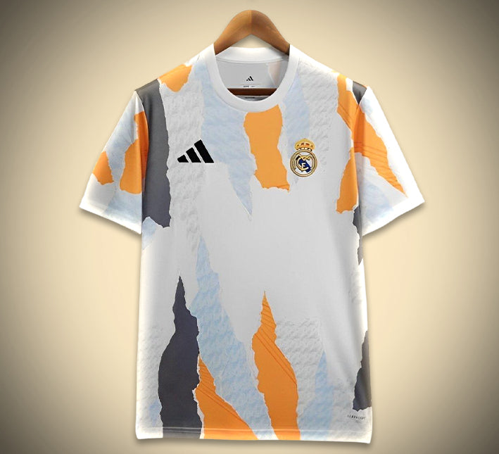 Maillot Réal Madrid Avant-Match 2024-2025 vue de face