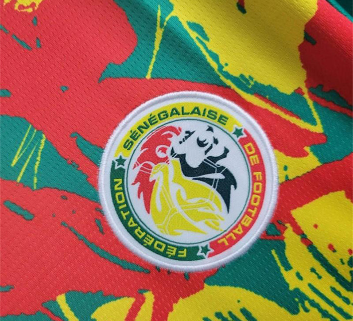 Maillot Sénégal Avant-Match 2024 vue de profil