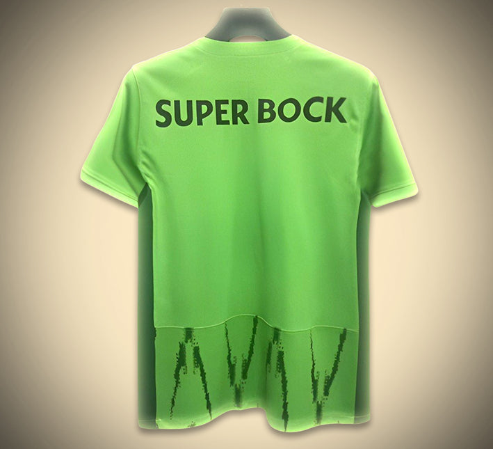 Maillot Sporting CP Third Vert 2024-2025 vue de profil