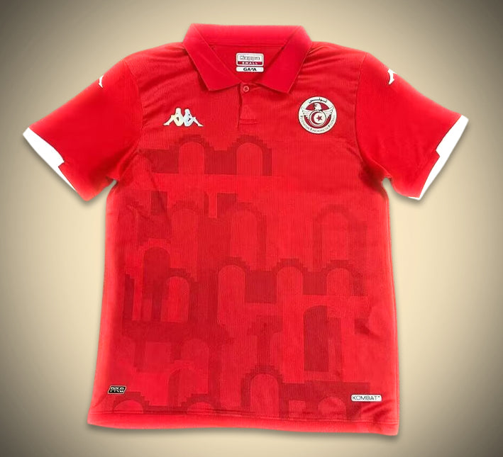 Maillot Tunisie Domicile 2024-2025 vue de face