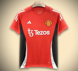 Maillot dentrainement Manchester United saison 2024 2025 pour football