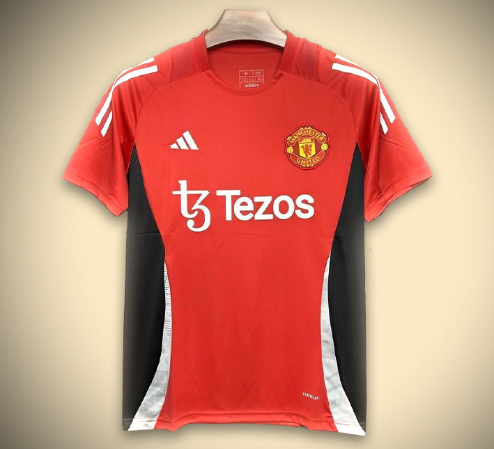 Maillot dentrainement Manchester United saison 2024 2025 pour football