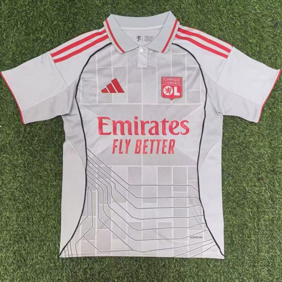 Maillot Olympique Lyonnais Third 2025-2026 vue de face
