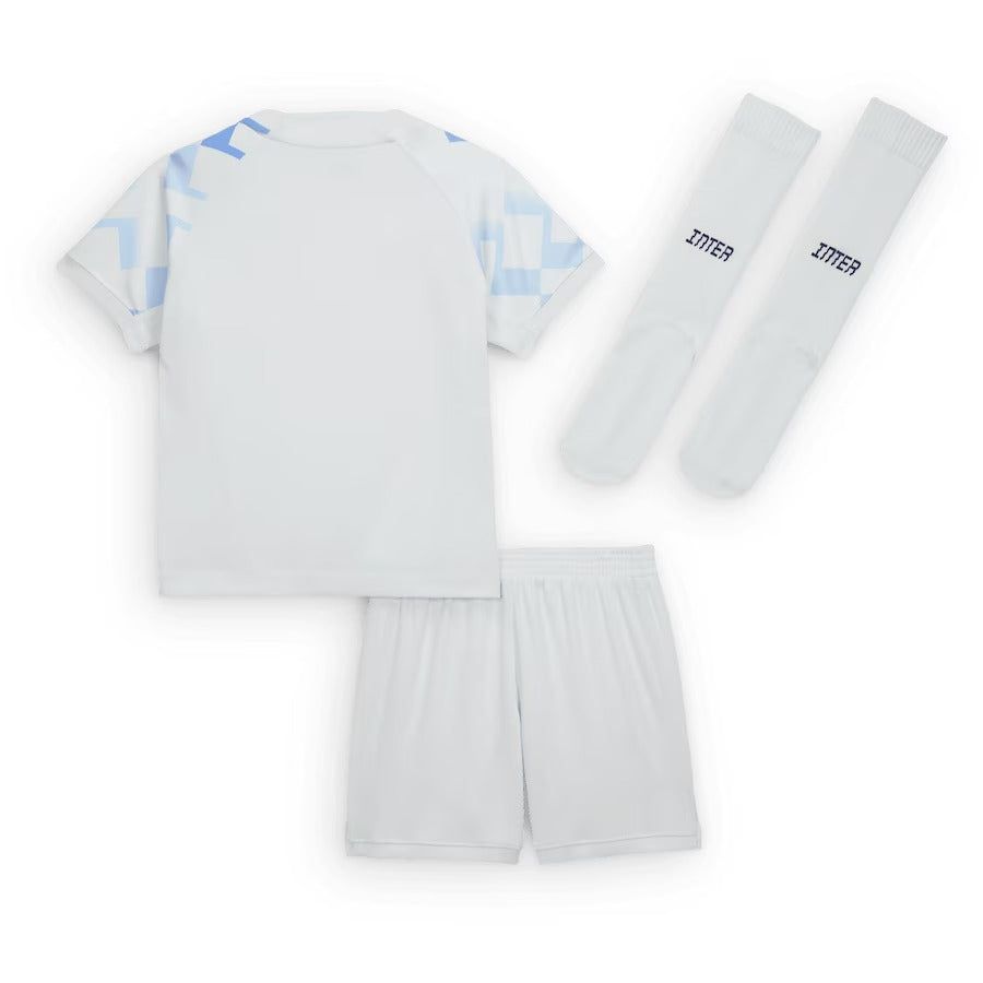 Ensemble enfant Inter Milan maillot extérieur saison 2025 2026 avec short