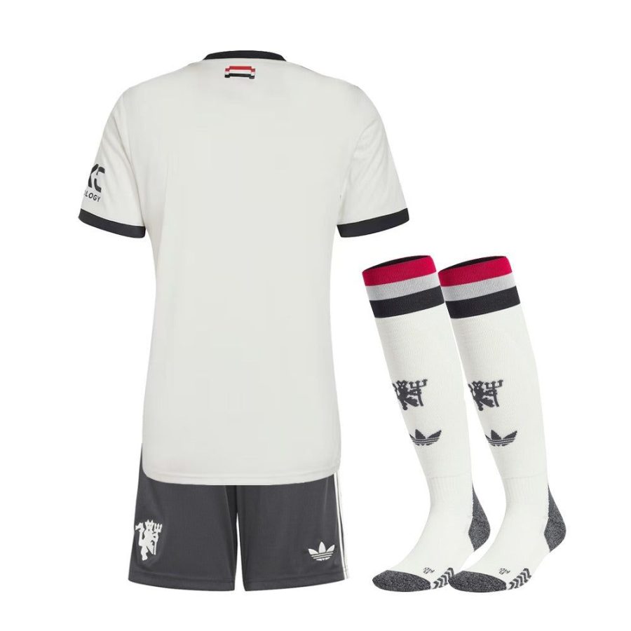 Ensemble enfant Manchester United troisième maillot saison 2024 2025