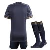 Ensemble enfant Real Madrid maillot extérieur saison deux mille vingt trois deux mille vingt quatre