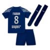 Ensemble maillot et short enfant PSG Fourth saison 2024 2025