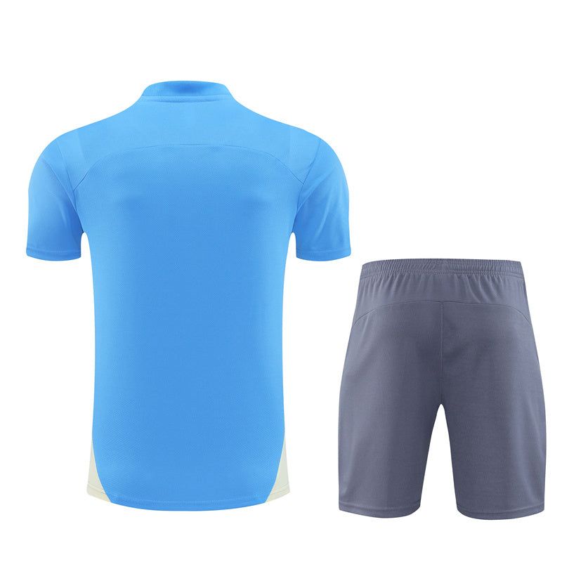 Ensemble maillot et short Manchester City saison 2024 2025 tenue domicile