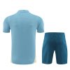Ensemble maillot et short Olympique de Marseille saison deux mille vingt quatre deux mille vingt cinq