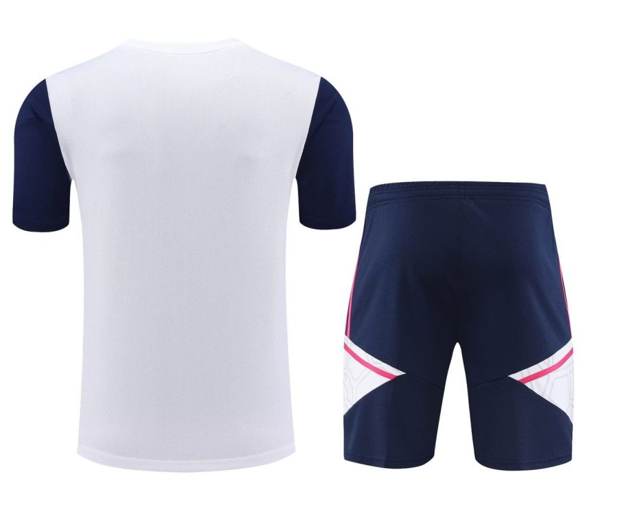 ensemble-training-arsenal-blanc-saison-2023-2024-tenue-officielle Ensemble training Arsenal blanc saison 2023 2024 tenue officielle