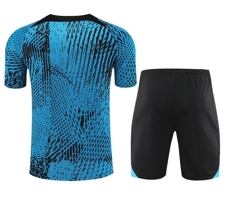 Ensemble training Inter Milan bleu saison 2023 2024 tenue d entraînement football