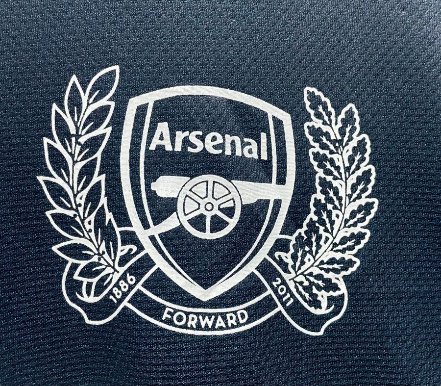 Jersey Arsenal FC extérieur vintage collection deux mille onze deux mille douze