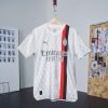 jersey football AC Milan extérieur rouge noir équipement supporter