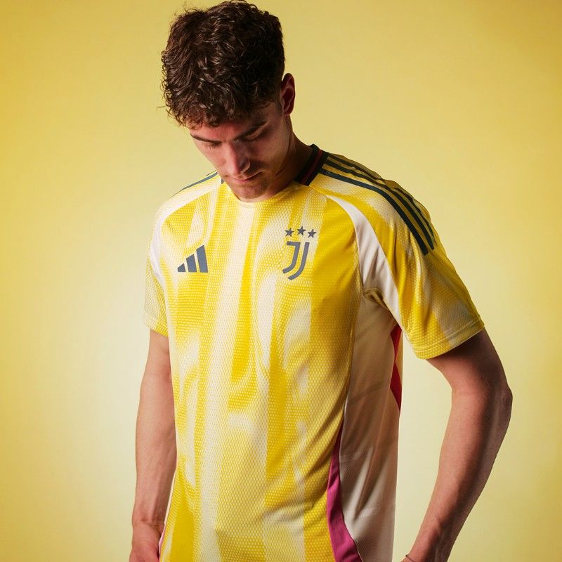 jersey Juventus extérieur 2024 2025 pour homme tissu respirant style football