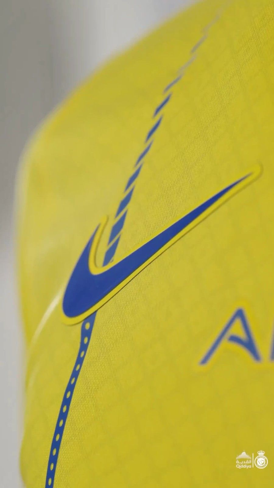jersey officiel Al Nassr FC couleur jaune domicile
