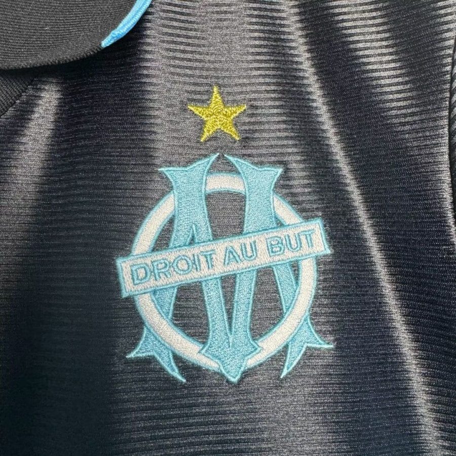 Jersey third Marseille années deux mille tissu respirant supporter