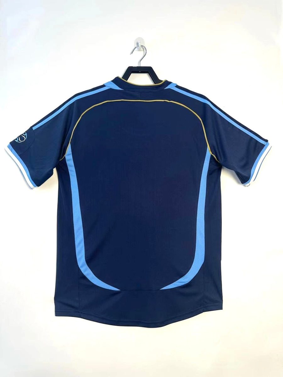 Jersey vintage Argentine bleu et blanc version extérieure 2006
