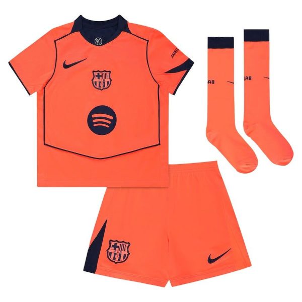 Kit Enfant FC Barcelone – Third 3e Maillot 2025-2026