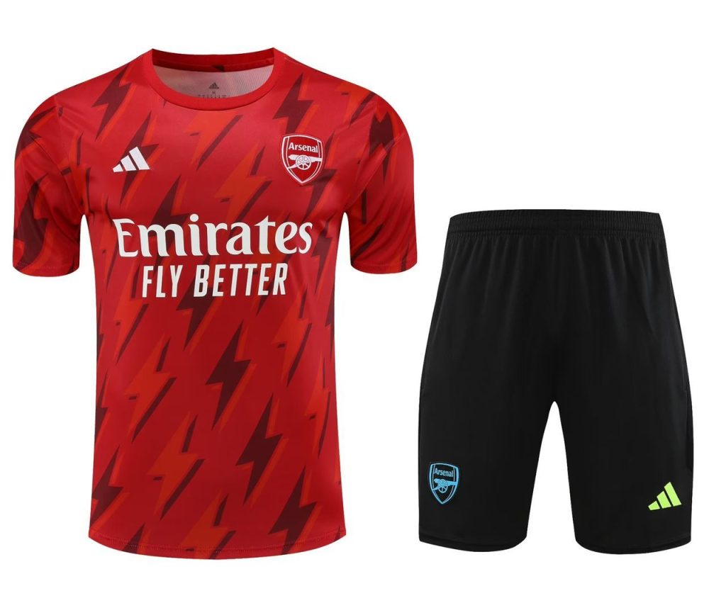 KIT TRAINING ARSENAL ROUGE 20232024