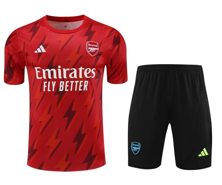 KIT TRAINING ARSENAL ROUGE 20232024