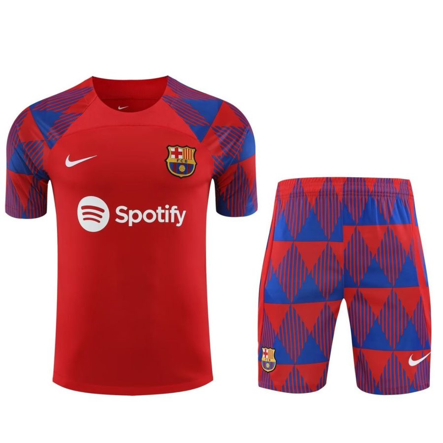 KIT TRAINING FC BARCELONA ROUGE 20232024
