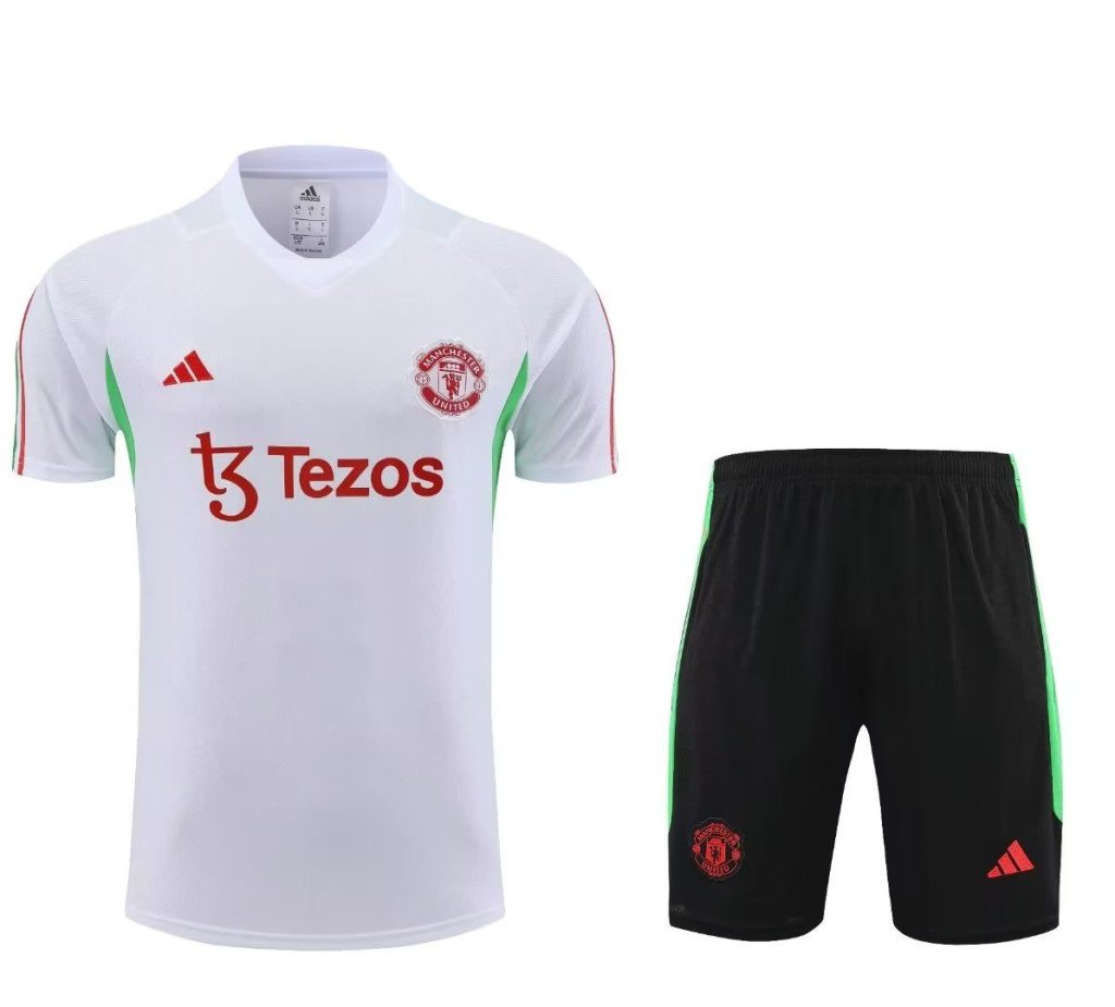 KIT TRAINING MANCHESTER UNITED BLANC 20232024
