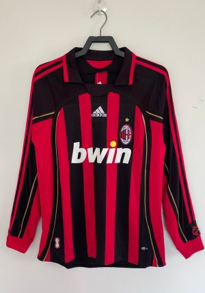 maillot-ac-milan-manches-longues-domicile-20062007 MAILLOT AC MILAN MANCHES LONGUES DOMICILE 20062007
