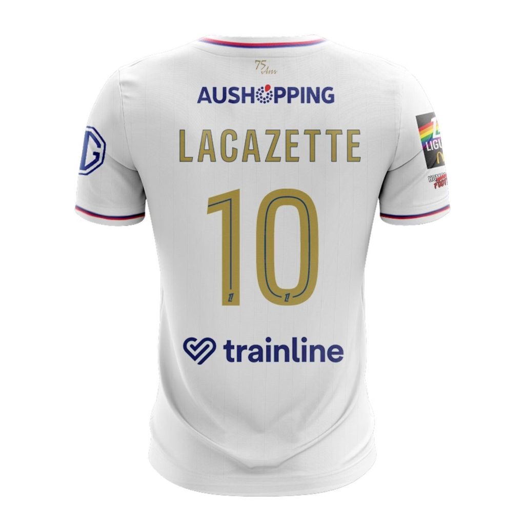 Maillot anniversaire Olympique Lyonnais saison 2024 2025 édition spéciale supporters