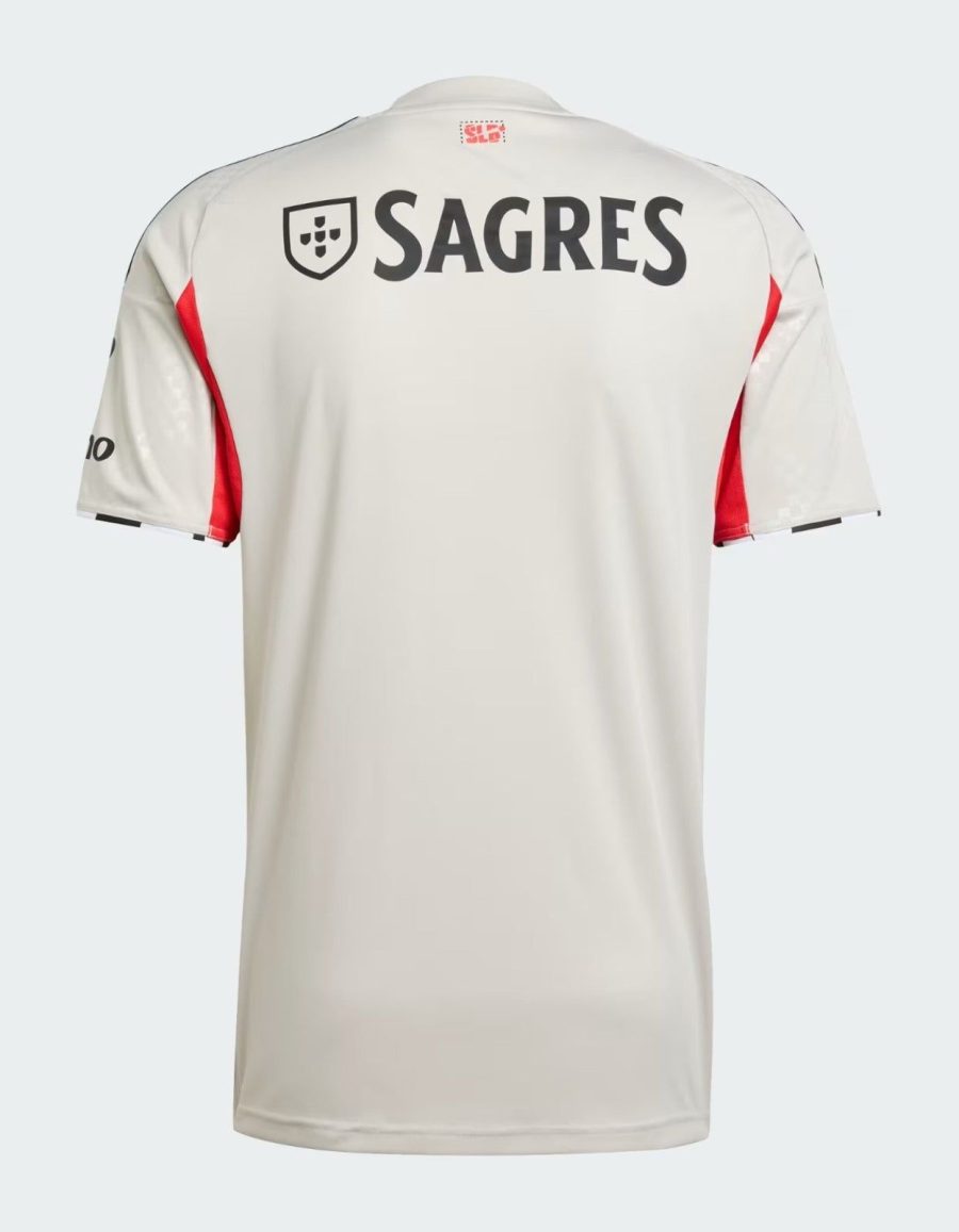 Maillot Benfica extérieur saison 2025 2026 manches courtes