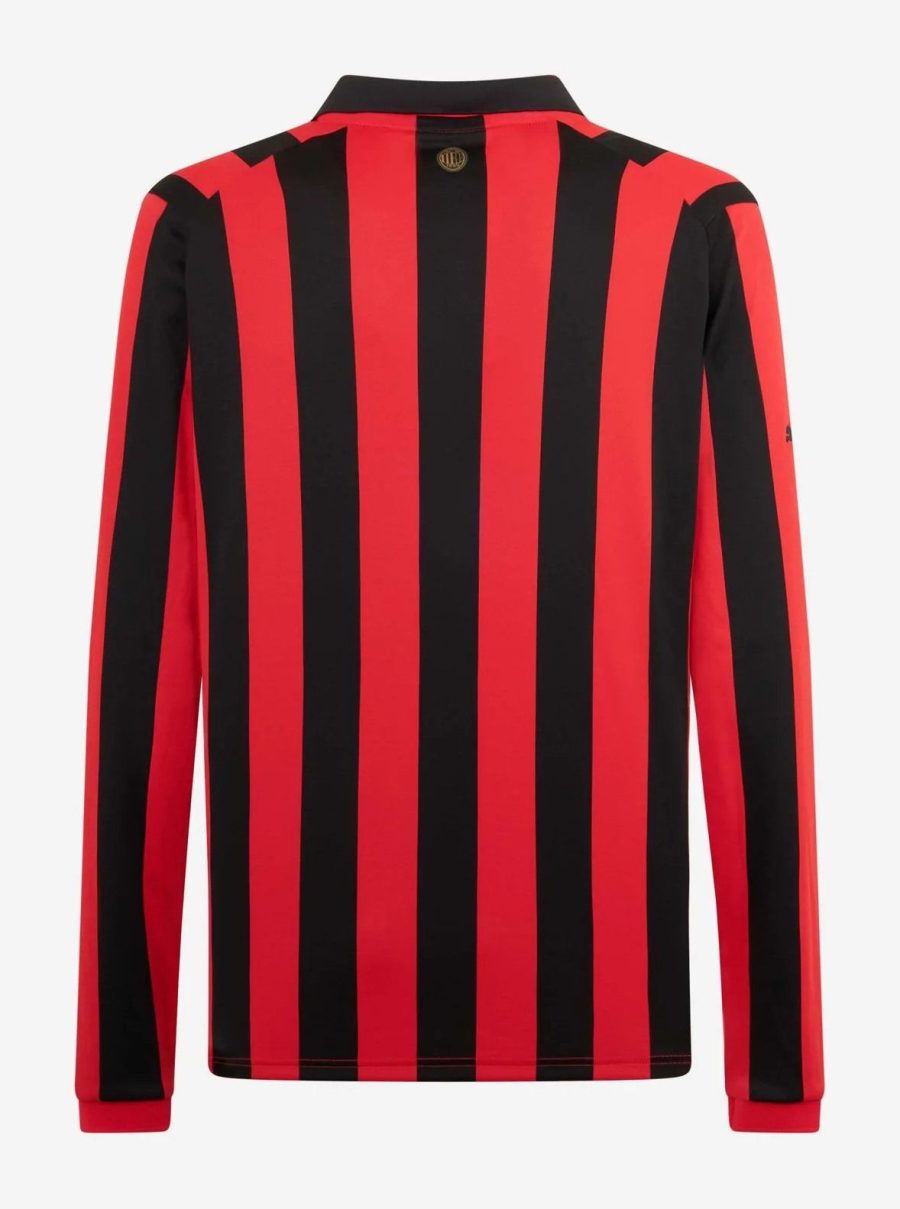 maillot-de-football-ac-milan-edition-anniversaire-domicile-rouge-et-noir maillot de football AC Milan édition anniversaire domicile rouge et noir