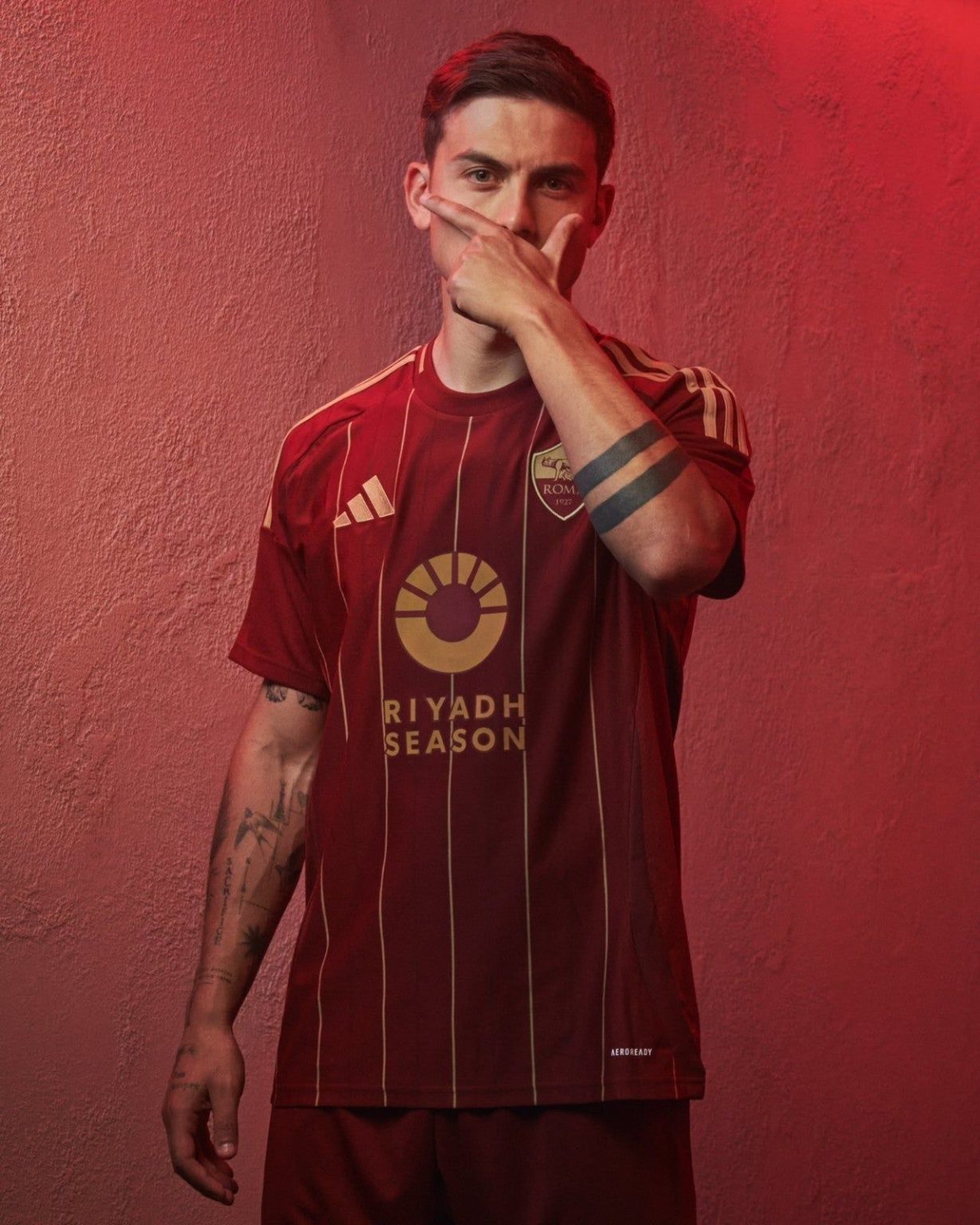 Maillot de football AS Roma domicile pour supporter du club italien