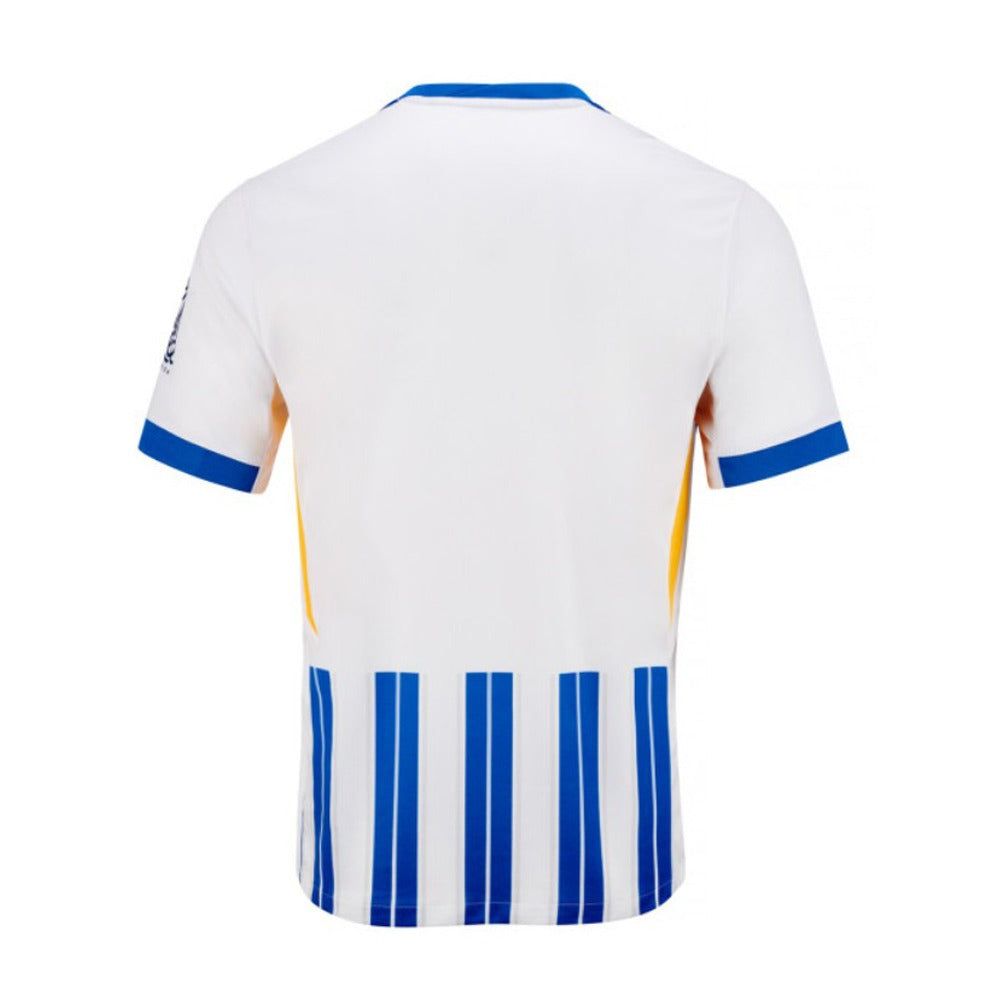 maillot de football Brighton domicile saison 2024 2025 bleu et blanc officiel