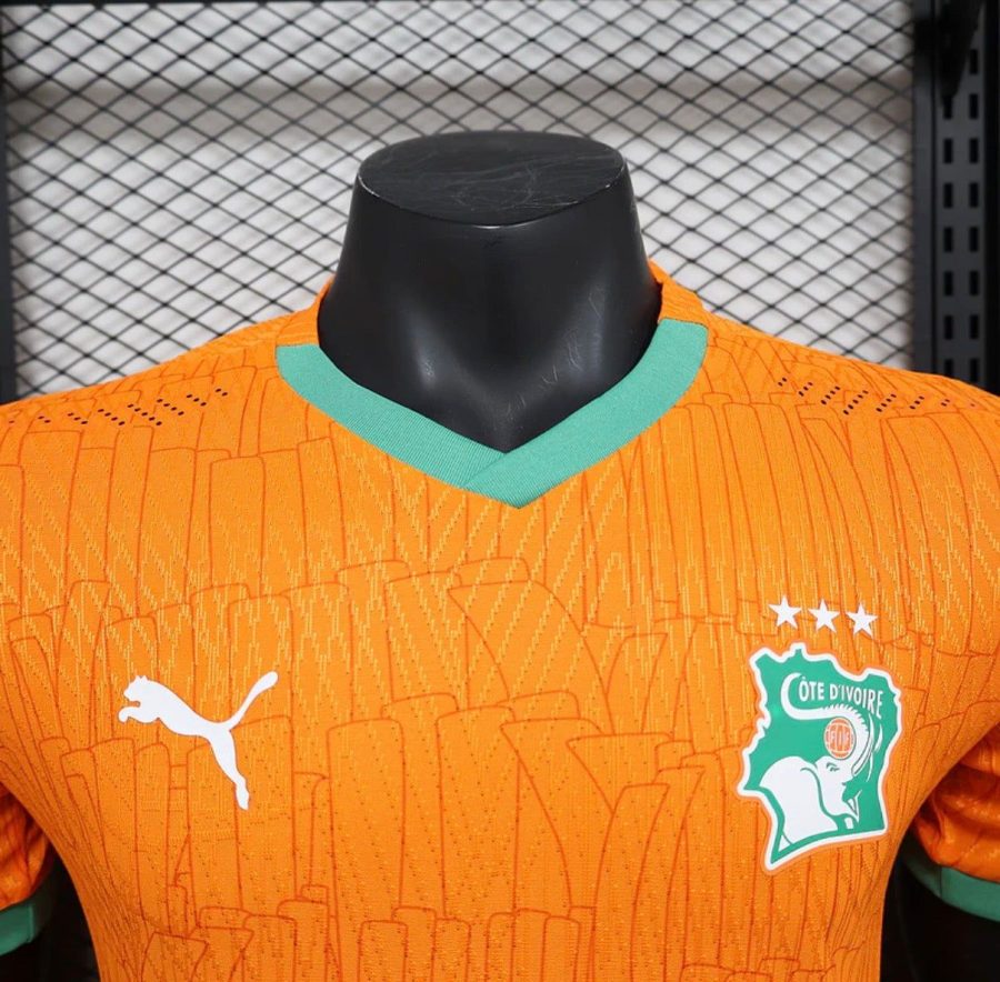 Maillot de football Côte d’Ivoire domicile saison 2025 tenue officielle des Éléphants
