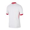 maillot de football Pologne domicile 2024 blanc et rouge