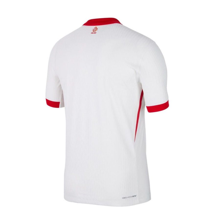 maillot de football Pologne domicile 2024 blanc et rouge