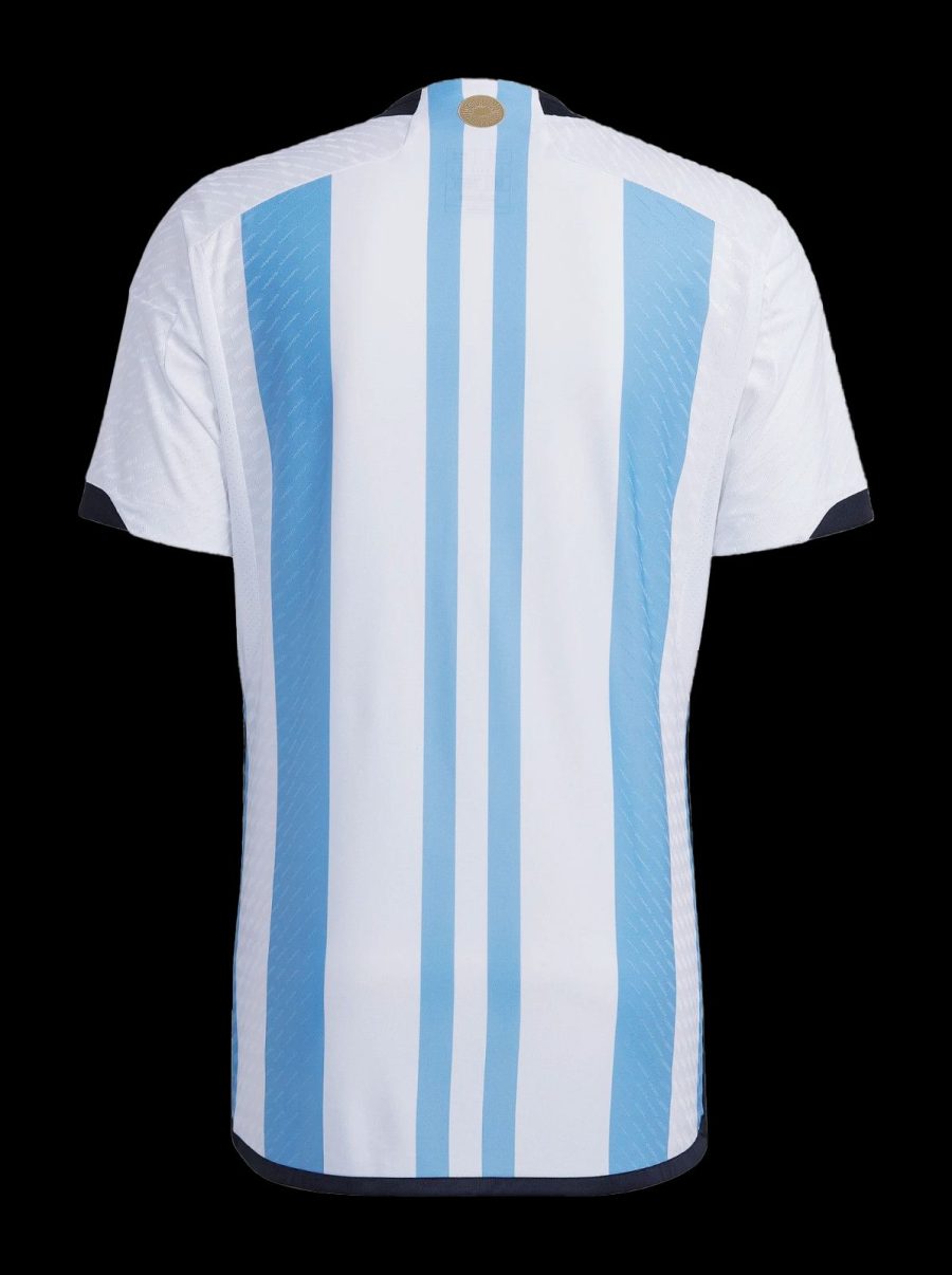 Maillot de l Argentine domicile Coupe du Monde 2022 jersey officiel bleu et blanc