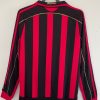 Maillot domicile AC Milan manches longues saison deux mille six deux mille sept rouge et noir