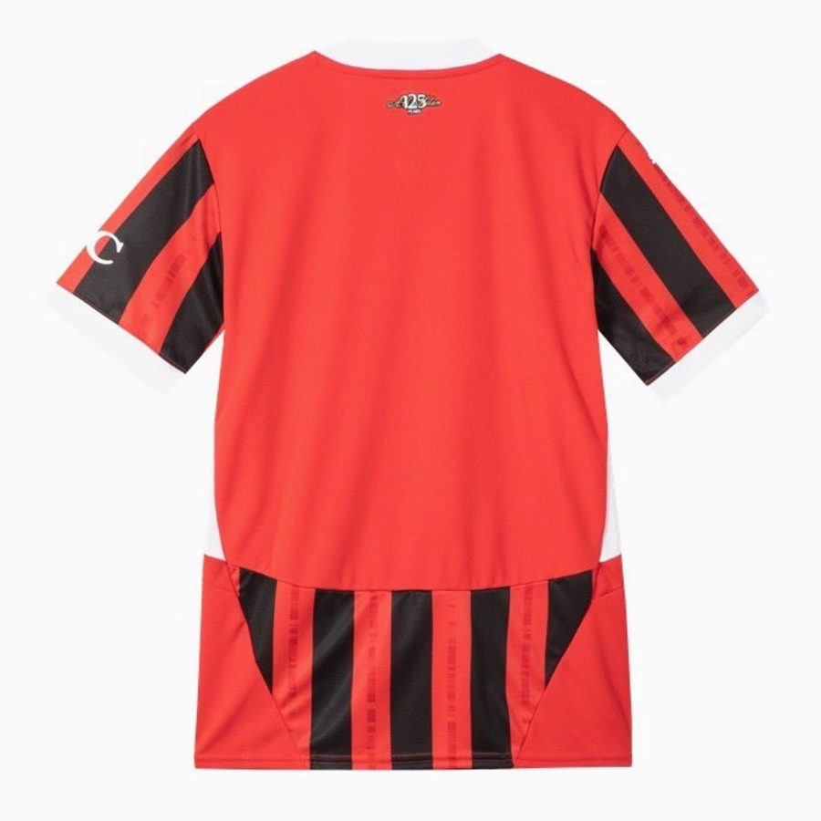 maillot domicile AC Milan saison 2024 2025 rouge et noir officiel