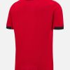 maillot domicile Albanie 2025 rouge et noir avec écusson de la sélection