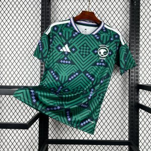Maillot domicile Arabie Saoudite saison 2026 vert et blanc