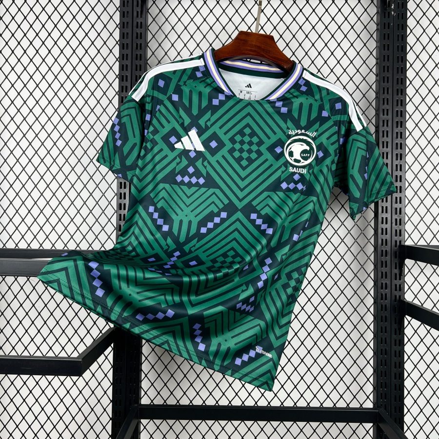 Maillot domicile Arabie Saoudite saison 2026 vert et blanc