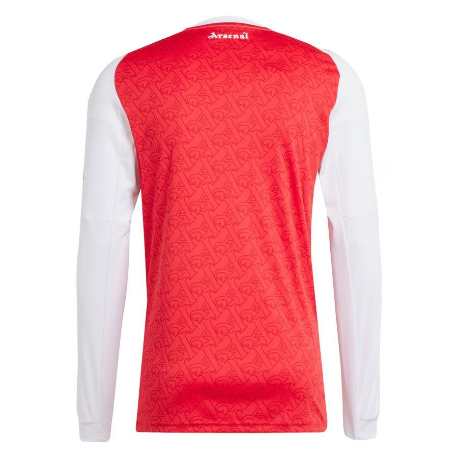Maillot domicile Arsenal manches longues saison 2025 2026 tenue officielle rouge et blanc